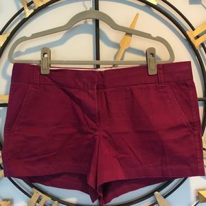 JCrew Chino Shorts Purple Size 12